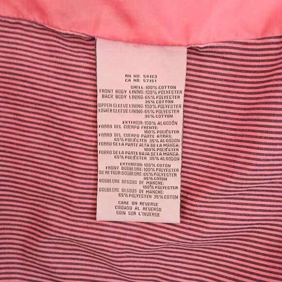 Levi's Coral Bright Orange Utility Rain Jacket for Women Like New - Picture 11 of 11